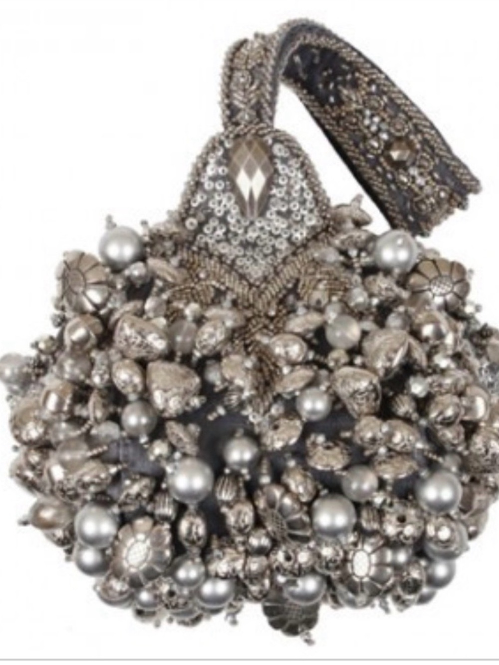 Mary Frances Mercury Rising beaded embelished bag